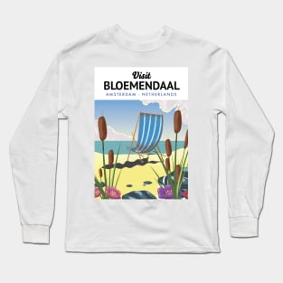 "Bloemendaal Amsterdam travel poster Long Sleeve T-Shirt